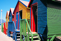 Strandhäuschen bei Muizenberg